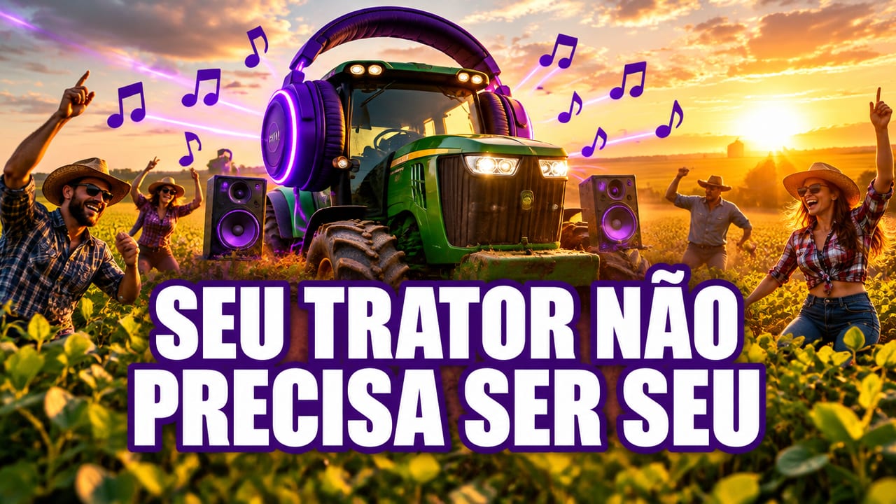A Spotify não é dona de nenhuma música. Seu trator não devia ser diferente na safra recorde de 2026.